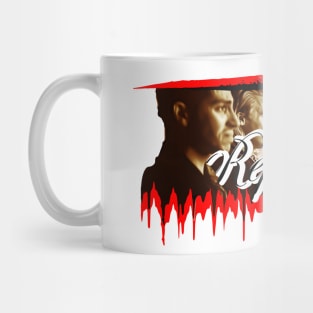 Reprisal tv series Mena Massoud  as Ethan Hart and Rhys Wakefield as Matty fan works graphic design by ironpalette Mug